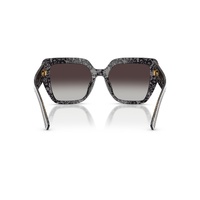 Dolce & Gabbana DG4538 34718G-54 Print Black Lace / Grey Gradient Lenses