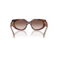 Prada PRD02S 00K10S-53 Caramel Tortoise / Brown Gradient Lenses