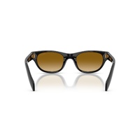 Prada PRC08S 16K10X-50 Black / Yellow Light Brown Gradient Lenses