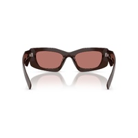 Prada PRD03SD 27I80W-51 Cigar / Bordeaux Lenses