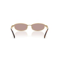 Prada PRD51S 5AK20I-55 Gold / Light Purple Brown Lenses