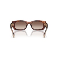 Prada PRB05S 00K10S-53 Caramel Tortoise / Brown Gradient Lenses