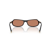 Miu Miu MUB10SU 16K90Q-55 Black / Brown Lenses