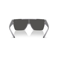 Burberry BE4291 421387-38 Transparent Matte Grey / Dark Grey Lenses