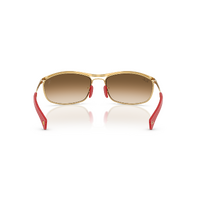Ray-Ban RB3819M F00851-62 Scuderia Ferrari Collection Gold / Brown Gradient Lenses