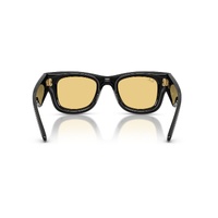 Ray-Ban RB4940 601/85-47 Wayfarer Puffer Black / Yellow Lenses