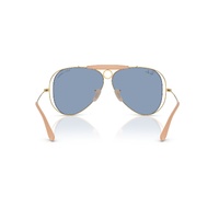 Ray-Ban The Shooter By Dolce & Gabbana RB3138M 001/72-58 Arista Gold / Light Blue Lenses
