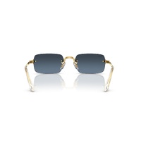 Ray-Ban RB3928 001/S2-54 Arista Gold / Blue Dark Grey Gradient Lenses