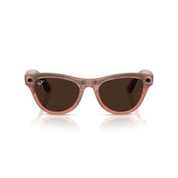Ray-Ban x Meta (Gen 2) Skyler RW4014 6778M4-52 Peach / Clear to Brown Photochromic Lenses