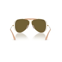 Ray-Ban The Shooter By Dolce & Gabbana RB3138M 001/73-54 Arista Gold / Dark Brown Lenses