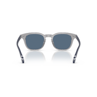 Polo Ralph Lauren PH4251U 631780-50 Shiny Transparent Grey / Dark Blue Lenses