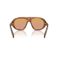 Prada PRC05S 25O04N-57 Brown Horn / Brown Pink Gradient Lenses