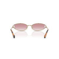 Miu Miu MUC51S ZVN70O-54 Pale Gold / Clear Pink Gradient Lenses