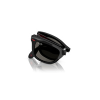 Ray-Ban x Spider Man RB4105 6926B1-50 Folding Wayfarer Black / Dark Grey Lenses