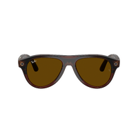 Ray-Ban x Meta (Gen 3) Aviator RW4016 6912JD-54 Transparent Umber / Jade Transition Photochromic Lenses