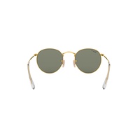 Ray-Ban RB3447 001/58-50 Round Metal Gold / Green Classic G-15 Polarised Lenses