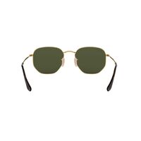 Ray-Ban RB3548N 001/58-51 Hexagonal Arista Gold / G-15 Green Polarised Lenses