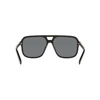 Dolce & Gabbana DG4354 193481-61 Black / Dark Grey Polarised Lenses