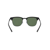 Ray-Ban RB3716 186/58-51 Clubmaster Metal Matte Black On Black / G-15 Green Polarised Lenses