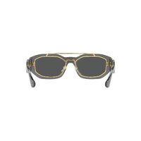Versace VE2235 100287-51 Transparent Dark Grey / Dark Grey Lenses