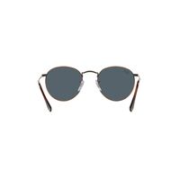Ray-Ban RB3447 9230R5-50 Round Metal Antique Copper / Blue Lenses