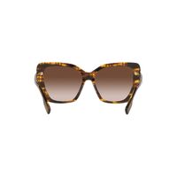 Burberry Tamsin BE4366 398113-55 Top Check w Striped Brown / Brown Gradient Lenses