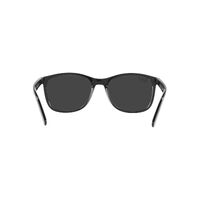 Ray-Ban RB4374 603948-56 Black On Transparent / Black Polarised Lenses