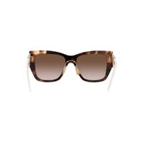 Prada PR21YS 07R6S1-54 Caramel Tortoise / Brown Gradient Lenses
