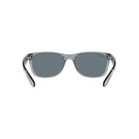 Ray-Ban RB2132 64503R-55 New Wayfarer Transparent Grey / Dark Blue Polarised Lenses