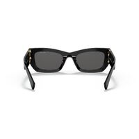 Miu Miu MU09WS 1AB5S0-53 Black / Dark Grey Lenses