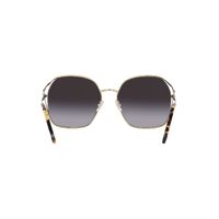 Miu Miu MU52WS ZVN5D1-60 Pale Gold / Grey Gradient Lenses