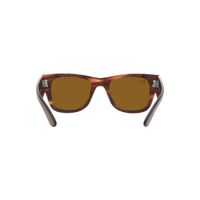 Ray-Ban RB0840S 954/33-51 Mega Wayfarer Striped Havana / Brown Lenses