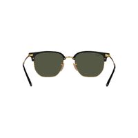 Ray-Ban RB4416 601/31-53 New Clubmaster Black On Arista / Green Lenses