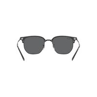 Ray-Ban RB4416 6653B1-53 New Clubmaster Grey On Black / Dark Grey Lenses
