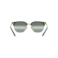 Ray-Ban RB4416 6655G4-51 New Clubmaster Green On Gold / Silver Green Mirror Chromance Polarised Lenses