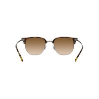 Ray-Ban RB4416 710/51-53 New Clubmaster Havana On Gunmetal / Clear Gradient Brown Lenses
