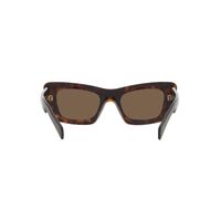 Prada PR13ZSF 2AU06B-52 Tortoise / Dark Brown Lenses