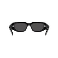 Prada PR09ZSF 1AB5S0-55 Black / Dark Grey Lenses