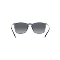 Ray-Ban RB4187 6592T3-54 Chris Transparent Blue / Grey Gradient Polarised Lenses