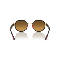 Ray-Ban RB3703M F076A2-51 Scuderia Ferrari Collection Gold / Grey Brown Polarised Lenses
