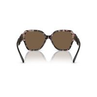 Emporio Armani EA4202 541073-54 Shiny Pink Havana / Dark Brown Lenses