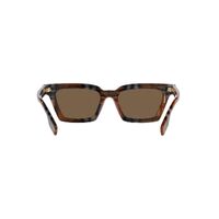 Burberry Briar BE4392U 396673-52 Brown Check / Dark Brown Lenses