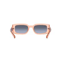 Ray-Ban RB4395 66868F-54 Kiliane Transparent Orange / Blue Grey Lenses