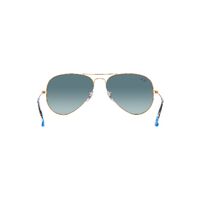 Ray-Ban RB3025 001/3M-58 Aviator Gold / Blue Lenses