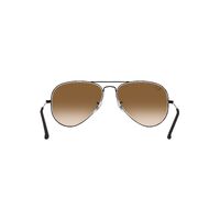 Ray-Ban RB3025 002/51-58 Aviator Black / Brown Gradient Lenses