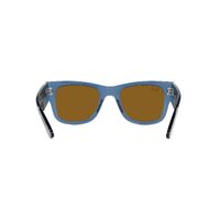 Ray-Ban RB0840S 668073-51 Mega Wayfarer Transparent Blue / Brown Lenses