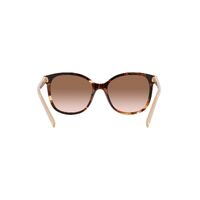 Prada PR22ZSF 07R0A6-55 Caramel Tortoise / Brown Gradient Lenses