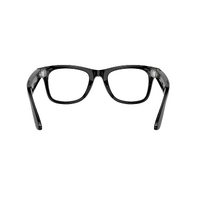 Ray-Ban Wearable x Meta Wayfarer RW4008 601/SB-53 Shiny Black / Clear Blue Light Lenses