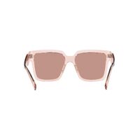 Prada PR24ZS 13I08M-56 Geranium Petal Crystal / Dark Violet Lenses