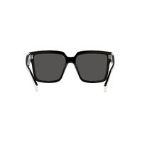 Prada PR24ZS 1AB5S0-56 Black / Dark Grey Lenses